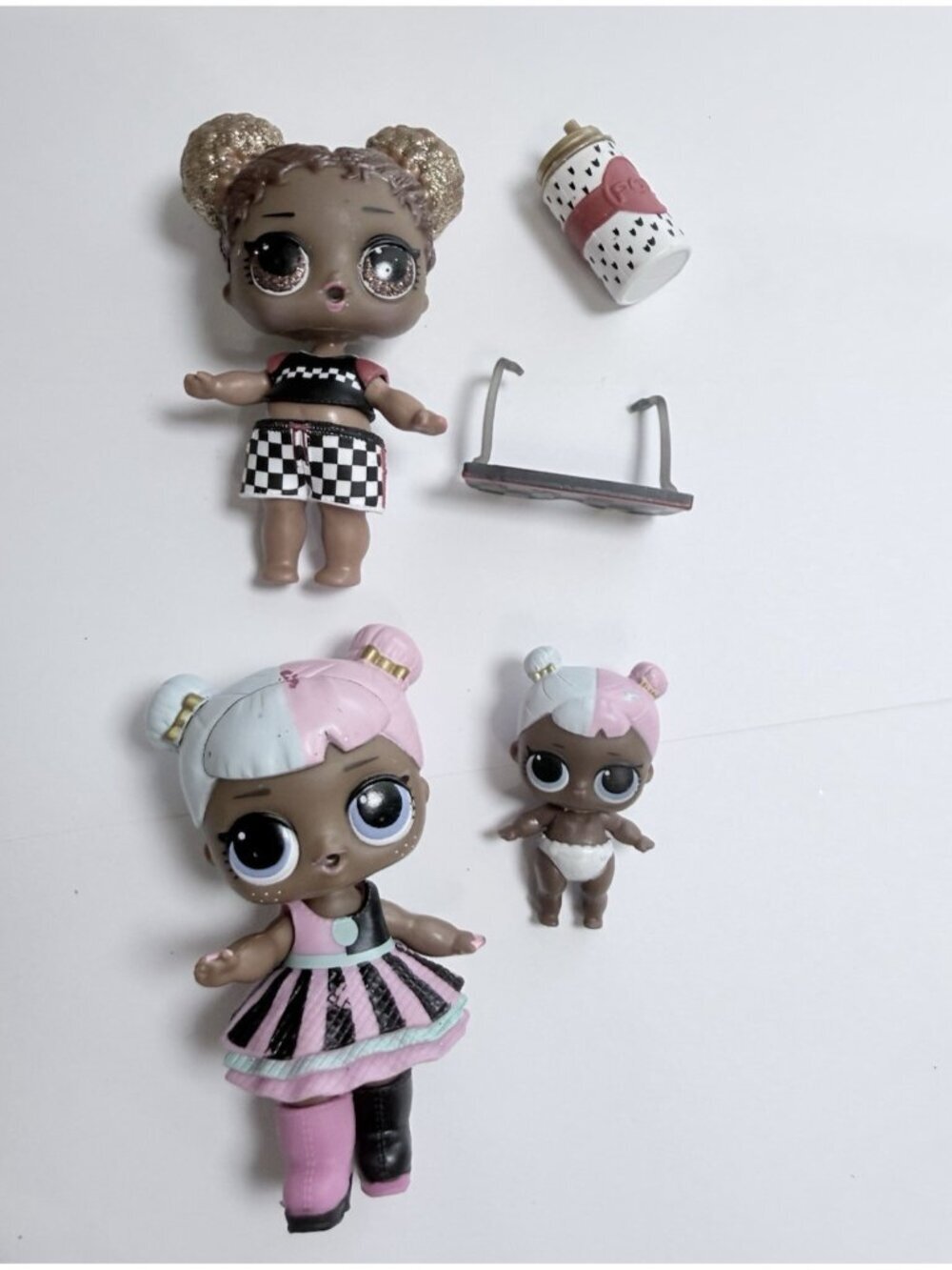 Lol Surprise Dolls 2 - 3 Inch Dolls with Accessories 1 Baby Sister Doll